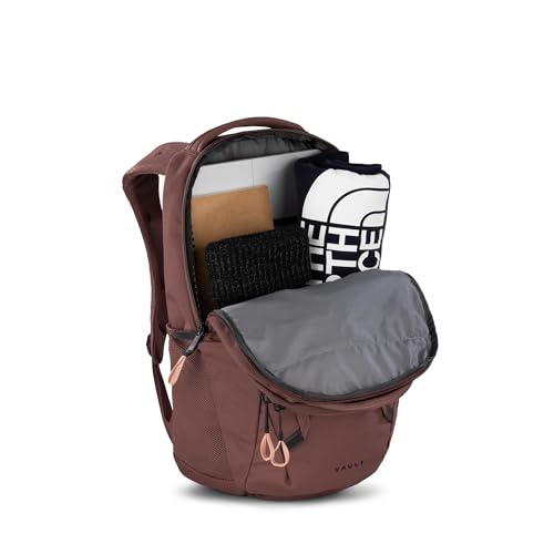 The North Face Women's Vault Everyday Laptop Backpack - PFAS Free, Marron Purple/Pink Clay, One Size - color: Marron Purple/Pink Clay- Npf