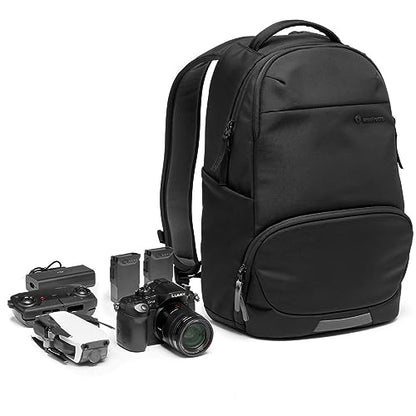 Manfrotto Advanced Active III Camera and Laptop Backpack, for Reflex/Mirrorless Camera with Lenses, Interchangeable Padded Dividers and Tripod Attachment - style: Travel Backpacks