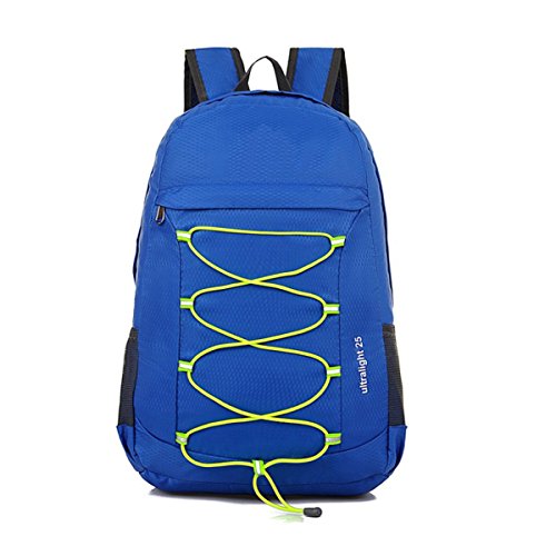 Outdoor Water Resistant Hiking Backpack - color: Blue