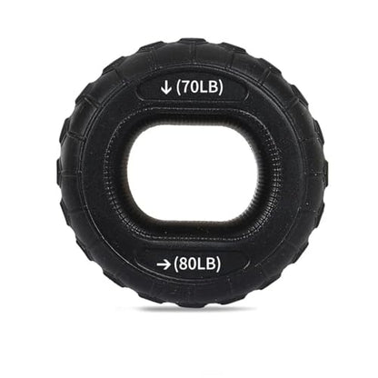 5pcs silicone grip ring, grip device, fitness rubber ring, hand strength and palm flexibility workout equipment set