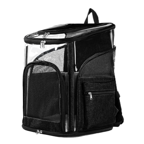 Cat Carriers Dog Carrier Pet for Small Medium Cats Dogs Puppies up to 25 Lbs, TSA Airline Approved Soft Sided, Collapsible Travel Puppy - Black Grey (M: 13" LX11.4 WX17.3 H, Black) - color: Black, size: M: 13"LX11.4"WX17.3"H