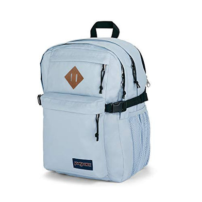 JanSport Main Campus Backpack - Travel or Work backpack w 15-Inch Laptop Sleeve and Dual Water Bottle Pockets, Blue Dusk - color: Blue Dusk