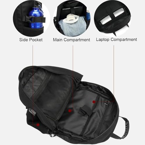 DUSLANG Travel laptop backpack, Extra Large 80L Traveling College Backpack,Large Capacity Backpack for Men Women,Fits 17 Inch Computer, USB Charging Port, Black - color: 80l Black With Shoes Storage Bag