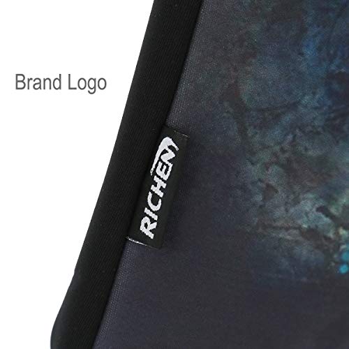 RICHEN 11 11.6 12 12.5 13 inches Chromebook/Notebook PC Messenger Bag Travel Case Neoprene Handle Sleeve with Shoulder Strap (11-13.3 inch, Clock &Butterfly) - color: Clock & Butterfly, size: 11-13.3 inch