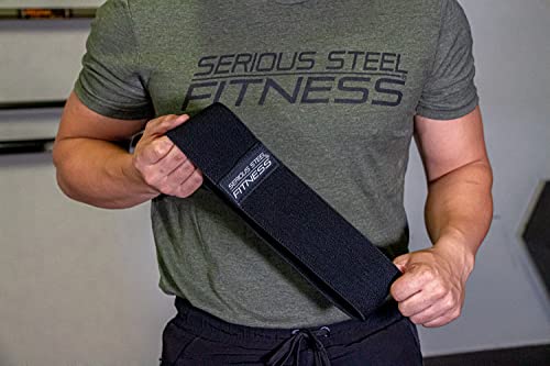 Serious Steel Fitness Hip and Glute Activation Band | Squat & Deadlift Warm-up Band for Hips and Glutes - color: Regular Medium (13")