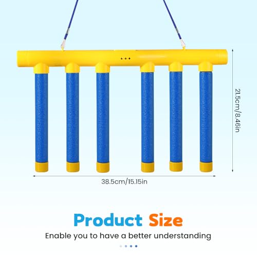 Reflex Sticks Rebounce Game, Reflex Challenge Game, Falling Sticks Reaction Time Trainer with Adjustable Speed Modes for Home, Office & Team Activities (Blue) - color: Blue