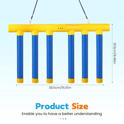 Reflex Sticks Rebounce Game, Reflex Challenge Game, Falling Sticks Reaction Time Trainer with Adjustable Speed Modes for Home, Office & Team Activities (Blue) - color: Blue