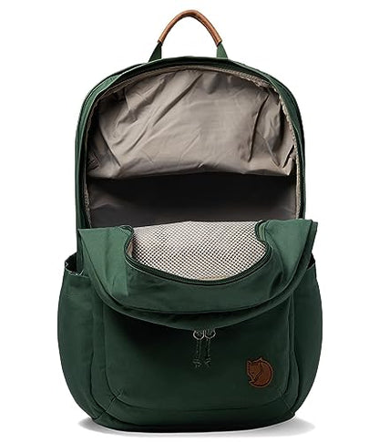 Fjällräven Raven 28 Backpack - Multi-Pocket Organization, Padded Support, Durable Fabric - Commuting, Travel, Deep Patina - color: Deep Patina