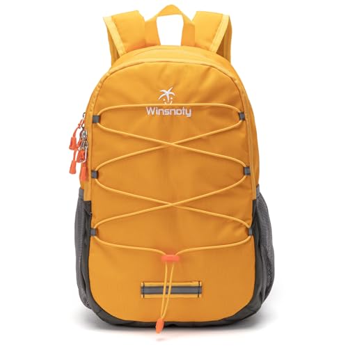 Small Hiking Backpack for Kids Boys or Girls, Ages 3-6, Fit Outdoor Sport Adventure (Yellow, Small) - color: Yellow