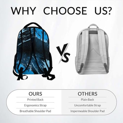 Personalized Backpack - Ice Hockey Backpacks for Boys Girls - 17 Inch Kids Bookbag for Elementary Middle School - Cool Field Hockey Theme School Bags for Teens - color: Style-8