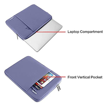 MOSISO Laptop Case 13 inch, Laptop Sleeve Compatible with MacBook Neo/Air/Pro 13 inch with A18/M5/M4/M3/M2/M1 Chip 2026-2016, Polyester Vertical Computer Sleeve Bag with Pocket, Lavender Gray - color: Lavender Gray, size: 13 inch