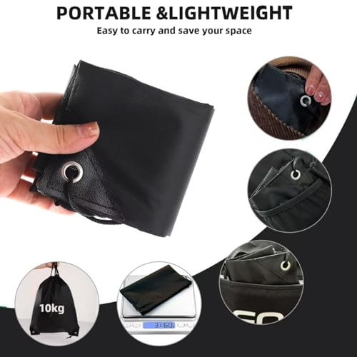 Drawstring Backpacks,10 Pack — Lightweight Drawstring Bags, Gym Sack for Sports, Daily Use & Travel (10, Black) - color: Black