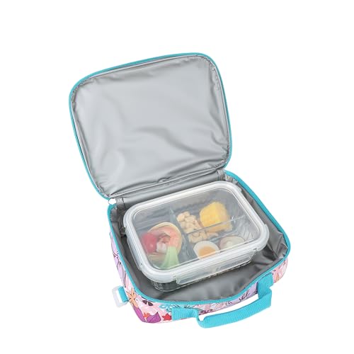 BIOWORLD Girls Moana Tropica Kids 5-Piece School Backpack (Little Kid/Big Kid) Blue One Size