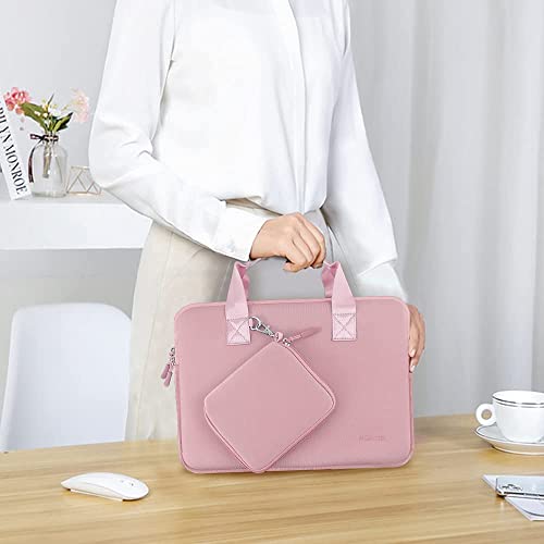 Hseok Laptop Sleeve 13.3 inch Case with Small Case, Compatible with MacBook Neo 14, MacBook Pro 14 M5/M4/M3/M2/M1, XPS 14 and Most 13.3 inch Notebooks, Neoprene Computer Handbag,P01K01 - color: P01k01, size: 13.3"