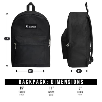 Everest Basic Backpack, Yellow, One Size - color: Yellow