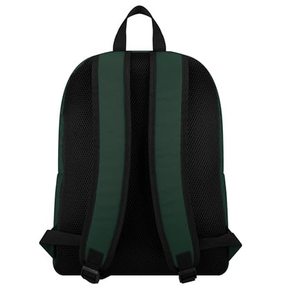 FOCO NFL Officially Licensed Team Color Primary Logo Solid Stripe Football School Bag Travel Backpack - Green Bay Packers - Green - color: Green Bay Packers