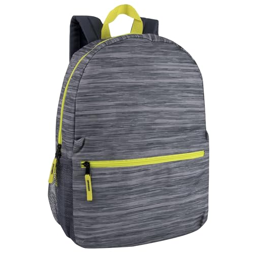 Trail maker 17 inch Backpack for Travel & Commute, Zippered Front & Mesh Side Pockets, Padded Straps - color: Art Board
