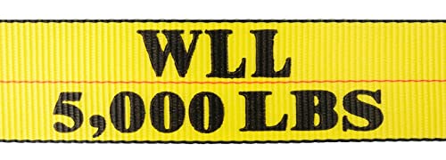 Mytee Products (4 Pack) 3" x 30' Winch Straps w/Wire Hook, WLL 5000 Flatbed Tie Down Strap - color: 4 - Pack, size: 3" x 30'