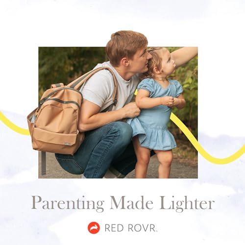 RED ROVR Mini Roo Lightweight Backpack | 6 pockets for everyday essentials (Mauve) - color: Mauve