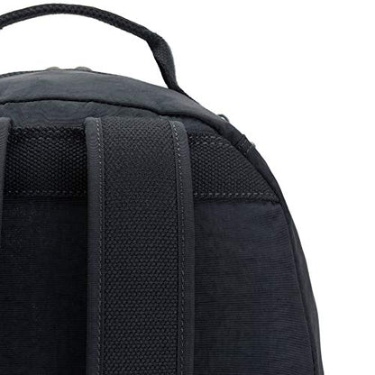 Kipling Women's Seoul 15" Laptop Backpack, Durable, Roomy with Padded Shoulder Straps, Built-In Protective Sleeve - color: Blue Bleu, size: 12.75''L x 17.25''H x 8''D