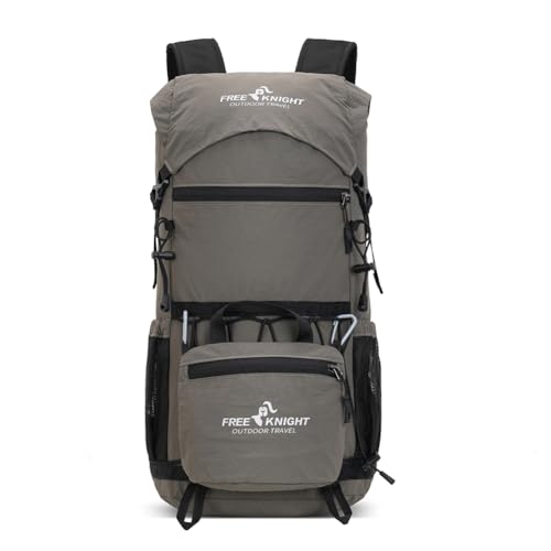 Bseash 30L Lightweight Hiking Backpack, Gray | Waterproof, Outdoor Sport Travel Bag Daypack, For Cycling Climbing Skiing - color: Gray