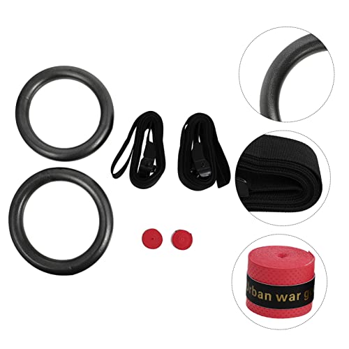 2pcs Home Fitness Rings Sturdy Training Equipment Fitness Ring Cord for Gym