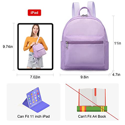 LOVEVOOK Backpack for Women Light Weight Waterproof Backpack Purses Daily Backpack… | Light Weight - color: Purple