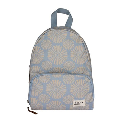 Roxy Women's Always Core Backpack | Travel | Everyday Carry | Beach | Polyester | 8L Capacity - Chambray Tropical Tile - color: Chambray Tropical Tile