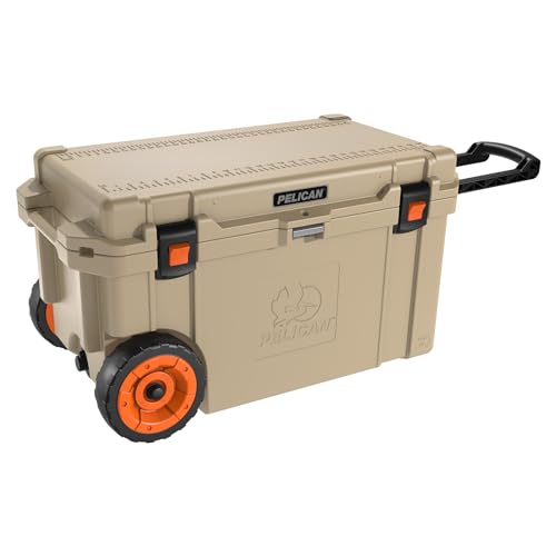 Pelican 45QT Elite Wheeled Cooler - color: Tan, style: 65 Quart