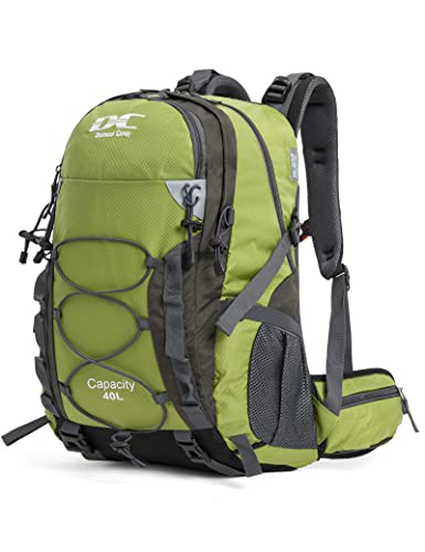 Diamond Candy Waterproof Hiking Backpack for Men and Women, Lightweight Day Pack for Travel Camping | Waterproof - color: Armygreen