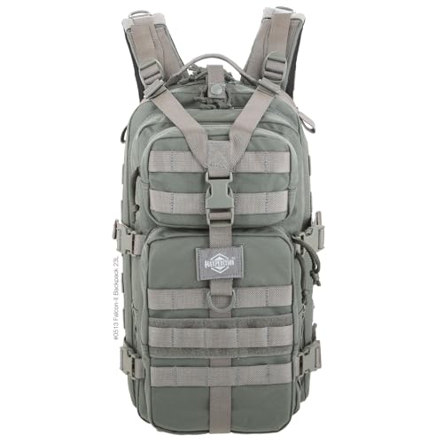 MAXPEDITION Falcon-II Backpack, 23L Tactical Backpack, Survival Pack, Bug Out Bag, MOLLE Go Bag for EDC, 0513 - color: Foliage Green