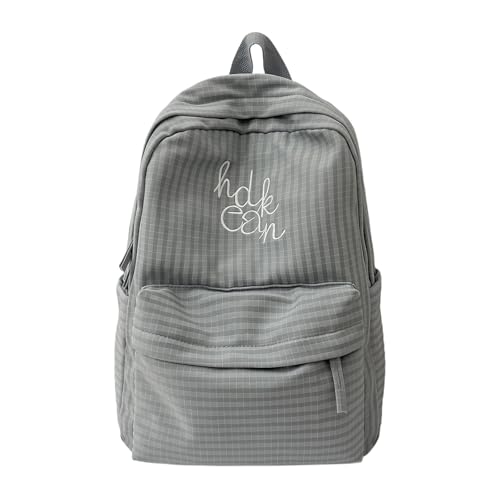 Stylish Lightweight Minimalist Black Backpack in 5 Tones, Durable Spacious Casual Daypack for New Term Gift (blue,Small) - color: Blue, size: Small