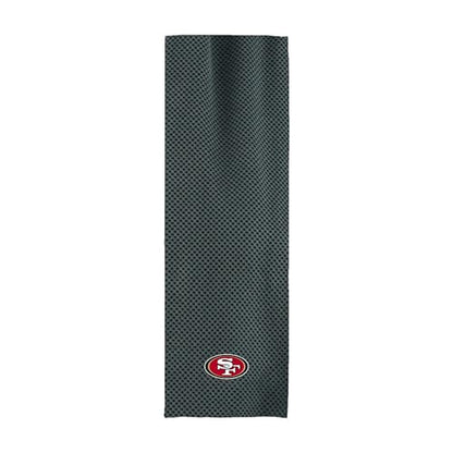 Northwest NFL San Francisco 49ers Cooling Towel, 12" x 40", Charcoal - color: San Francisco 49ers
