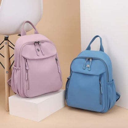 YANAER Mini Backpack for Women Small Backpack Lightweight Purse Cute Stylish College Bookbag Casual Daypack Work Travel PartyTaro purple - color: Taro Purple