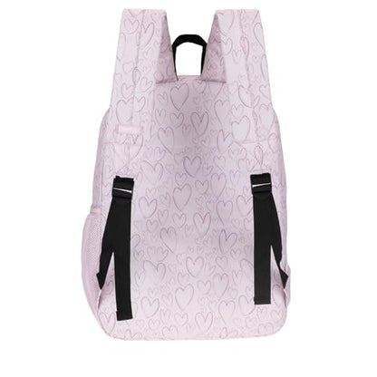 AEROPOSTALE Fieldtrip Unisex Backpack - AE Mens and Womens Bag for Everyday Use - Dreaming - color: Lilac Heart
