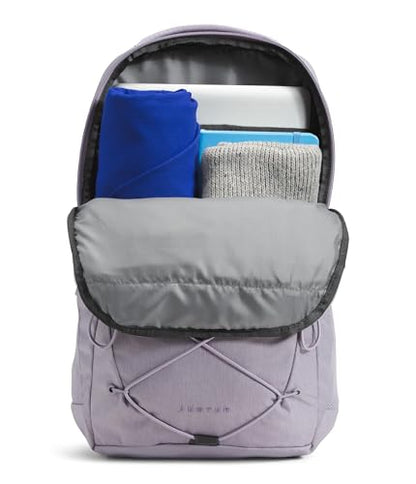 The North Face Women's Jester Everyday Laptop Backpack - Commuter Travel Bag, Laptop Sleeve, Water-Repellent, Minimal Grey Dark Heather/Minimal Grey-NPF, One Size - color: Minimal Grey Dark Heather/Minimal Grey-npf