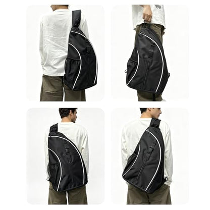 SSZYace Tennis Bag for Men Women Tennis Racket Bags Tennis Backpack for Women Men Waterproof Crossbody Sling Pickleball Bags Pickleball Bag for Boys Girls Youth Tennis Racket Bag