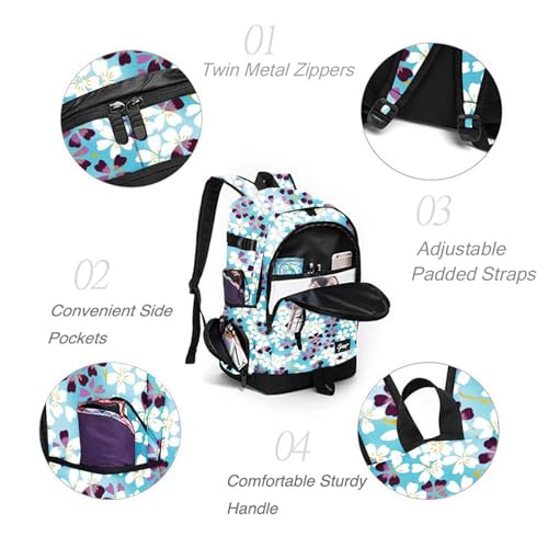 rickyh style School Backpack Travel Bag for Men & Women Lightweight College Back Pack with Laptop Compartmen - color: 01zbh