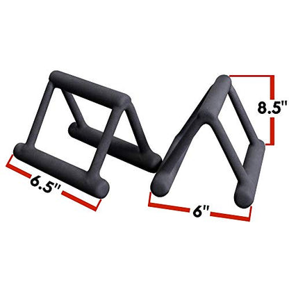 Body-Solid Tools Premium Push Up Bars - Steel Frame Push-Up Handles for Floor, Strength Training, Calisthenics Equipment, 1000 lbs Weight Capacity