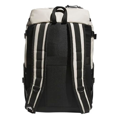 adidas Vista Top-Loading Backpack for Travel and Gym, 29L - color: Alumina Beige/Black