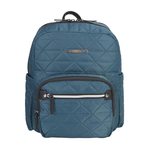 Kenneth Cole REACTION Emma Women's Backpack 15" Laptop Bag for Work and Travel, Deep Teal - color: Deep Teal, size: 15" Laptop Backpack