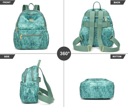 Pealwel Mini Backpack Purse for Women,Small Nylon backpacks for Ladies Backpacks Women Anti Theft Travel Bag (Graffiti) - color: Graffiti