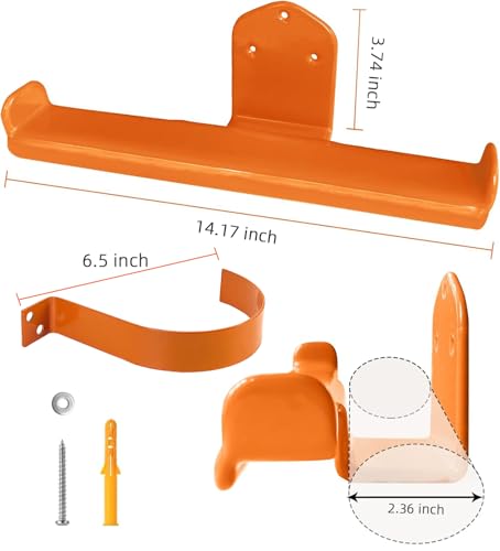 Backpack Leaf Blower Hanger Larger with Tube Hook, 1 Pack Bigger Backpack Sprayer Wall Mount, Heary Duty Chainsaw Wall Mount Rack Accessories Garage Organization Storage - size: 1 Bigger Pack