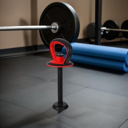 Adjustable Kettlebell Handle with Stable Base and Nut Quick Assembly Ergonomic Grip for Strength Training Full Body Workouts Home Gym 14.17X7.28X4.80In