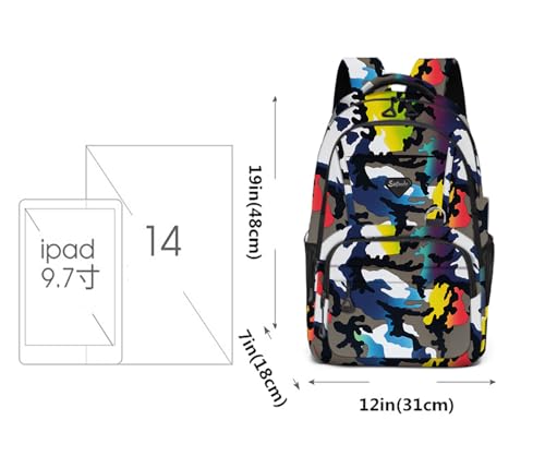 Casual Lightweight Backpacks for Boys & Girls, School Bookbags, 15 "Laptop Backpack, Travel Bag (213mchua) - color: 213mchua