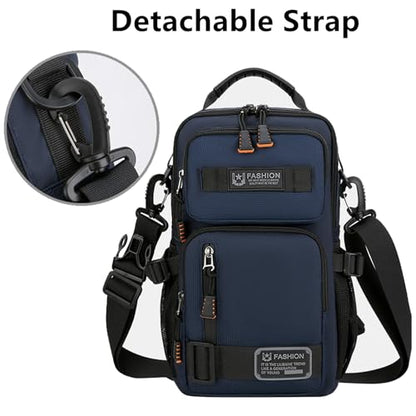 O-TBOST Crossbody Sling Backpack Sling Bag for Men Travel Hiking Chest Bag Daypack (Black) - color: Black