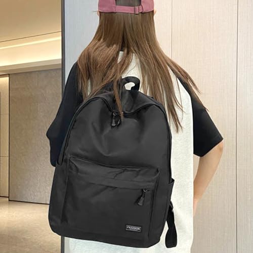 Large Capacity Men's and Women's Backpacks for Leisure Travel Sports Commuting Teenagers/College Students' Backpacks（Black） - color: Black