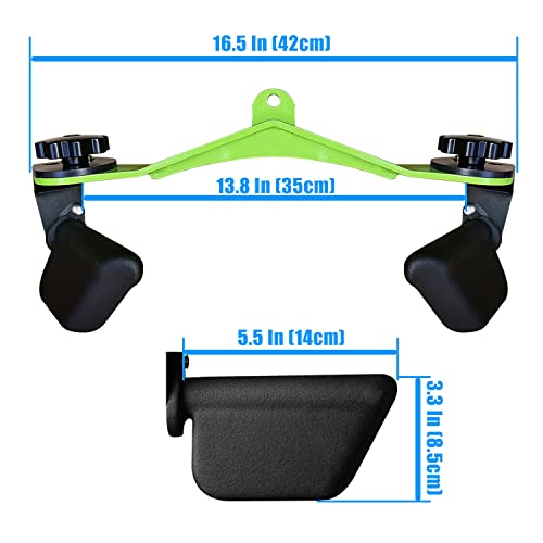 Adjustable Lat Pull down Bar, Cable Machine Attachments for Gym, Home Gym Fitness T-bar Row Pulldown Attachments, Lat Pull Down Machine Wide Grip Neutral Grip Handle - color: SP-02