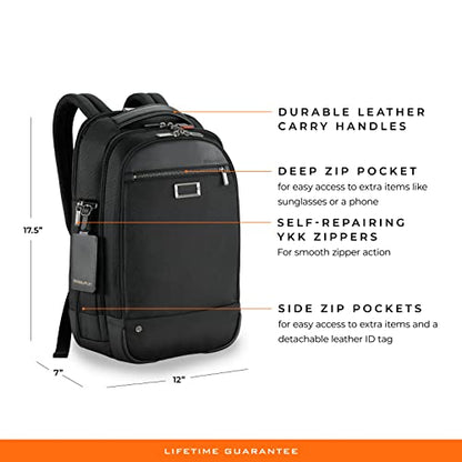 Briggs & Riley @Work Medium Backpack, Black - color: Black, size: Medium Backpack 1.0