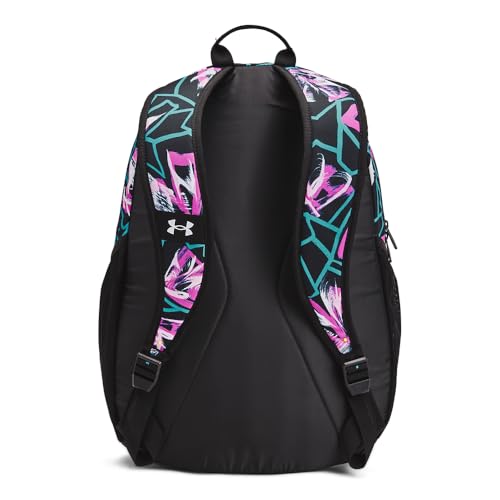 Under Armour Hustle Sport Backpack - color: (572) Vivid Magenta / Black / White